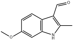 6-Methoxy-2-Methylindole-3-carboxaldehyde Struktur