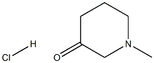 1-甲基哌啶-3-酮盐酸盐, 41511-85-7, 结构式