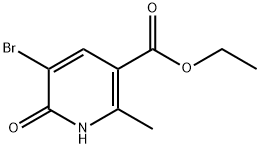 Ethyl 5-broMo-6-hydroxy-2-Methylnicotinate Structure
