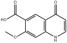 7-Methoxy-4-oxo-1,4-dihydroquinoline-6-carboxylic acid Struktur