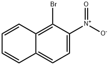 1-bromo-2-nitronaphthalene Structure