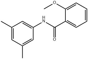2-メトキシ-N-(3,5-ジメチルフェニル)ベンズアミド 化学構造式