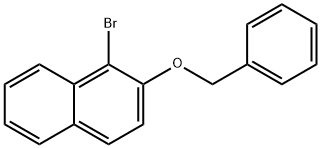 1-ブロモ-2-ナフチルベンジルエーテル 化学構造式
