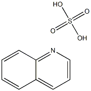 Quinoline sulfate Structure