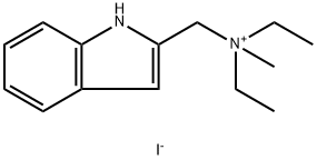 2-[(DiethylaMino)Methyl]indole Methiodide 结构式
