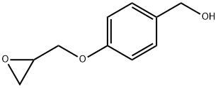 p-(2,3-Epoxypropoxy)benzyl Alcohol Structure