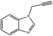 1-(丙-2-炔-1-基)-1H-苯并[D]咪唑 结构式