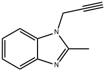 1H-Benzimidazole,2-methyl-1-(2-propynyl)-(9CI) Structure