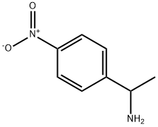 1-(4-硝基苯基)乙胺 结构式