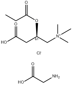 甘氨酸丙酰肉碱盐酸盐,423152-20-9,结构式