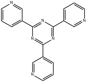 2,4,6-トリス(3-ピリジル)-1,3,5-トリアジン 化学構造式