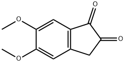 5,6-二甲氧基-1,2-茚二酮 结构式