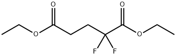 diethyl 2,2-difluoropentanedioate Structure
