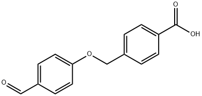 4-[(4-ForMylphenoxy)Methyl]benzoic acid 化学構造式