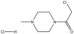 1-(2-Chloroacetyl)-4-Methylpiperazine HCl 结构式