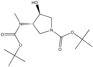 429673-82-5 (3S,4S)-3-((叔丁氧羰基)(甲基)氨基)-4-羟基吡咯烷-1-羧酸叔丁酯