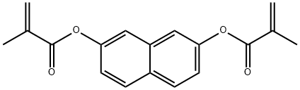 2,7-亚萘基二异丁烯酸酯,42980-04-1,结构式