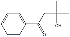 1-Butanone, 3-hydroxy-3-Methyl-1-phenyl-,43108-74-3,结构式