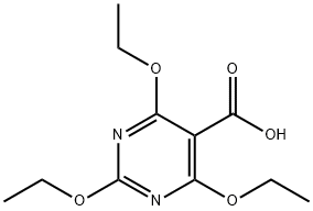 2,4,6-三乙氧基嘧啶-5-甲酸 结构式