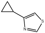 4-シクロプロピルチアゾール 化学構造式
