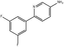 6-(3,5-Difluorophenyl)pyridin-3-aMine Structure