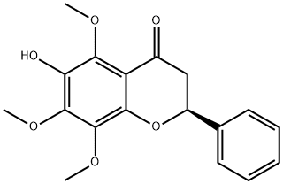 6-羟基-5,7,8-三甲氧基黄烷酮, 4431-42-9, 结构式