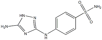 4-(5-aMino-1H-[1,2,4]triazol-3-ylaMino)-benzenesuIfonaMide Structure