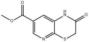 甲基 2-氧亚基-2,3-二氢-1H-吡啶并[2,3-B][1,4]噻嗪-7-甲酸基酯, 443955-71-3, 结构式