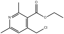 4-(氯甲基)-2,6-二甲基烟酸乙酯, 444347-36-8, 结构式