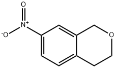 7-硝基3,4-二氢-1H-2-苯并吡喃, 444588-03-8, 结构式