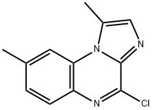 4-氯-1,8-二甲基咪唑并[1,2-A〕喹喔 结构式