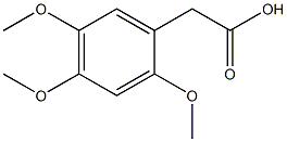 Benzeneacetic acid, 2,4,5-triMethoxy- Structure