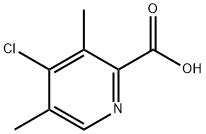 4-クロロ-3,5-ジメチルピコリン酸 化学構造式