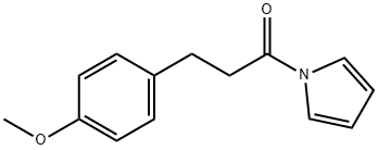 3-(4-Methoxyphenyl)-1-(pyrrol-1-yl)propan-1-one Structure