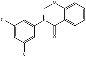 N-(3,5-二氯苯基)-2-甲氧基苯甲酰胺, 449154-05-6, 结构式