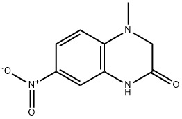 4-Methyl-7-nitro-3,4-dihydroquinoxalin-2(1H)-one Struktur
