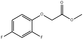 (2,4-Difluorophenoxy)acetic Acid Methyl Ester Structure