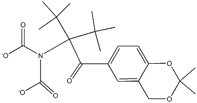 二 - (叔丁基)2-(2,2-二甲基-4H-1,3-苯并二恶英-6-基)-2-氧代乙基亚氨基二碳酸,452339-70-7,结构式