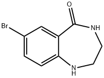 7-broMo-1,2,3,4-tetrahydro-5H-1,4-Benzodiazepin-5-one Structure