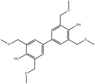 3,3',5,5'-Tetrakis(MethoxyMethyl)-[1,1'-biphenyl]-4,4'-diol Struktur