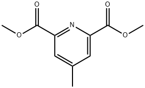 4-甲基吡啶-2,6-二甲酸二甲酯, 4566-82-9, 结构式