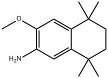 3-甲氧基-5,5,8,8-四甲基-5,6,7,8-四氢萘-2-胺, 457065-49-5, 结构式