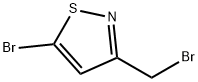 5-溴-3-(溴甲基)异噻唑, 4576-94-7, 结构式