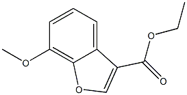 Ethyl 7-Methoxybenzofuran-3-carboxylate,457938-98-6,结构式