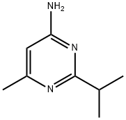 4-Pyrimidinamine,6-methyl-2-(1-methylethyl)-(9CI) Struktur