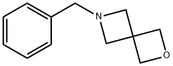6-benzyl-2-oxa-6-azaspiro[3.3]heptane 化学構造式
