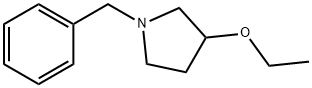 1-苄基-3-乙氧基吡咯烷 结构式