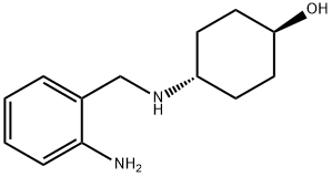 TRANS-4-[[(2-AMINOPHENYL)METHYL]AMINO]-CYCLOHEXANOL Structure