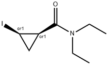 (cis)-N,N-diethyl-2-iodocyclopropanecarboxaMide Struktur