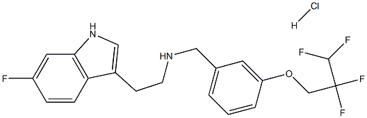 イダロピルジン塩酸塩 化学構造式